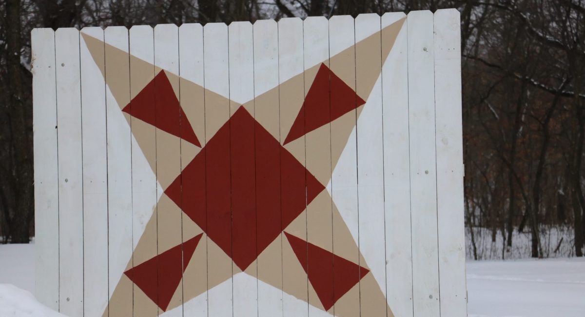 Quilt Block Fence